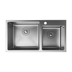 Chậu rửa chén Hansgrohe Inox 304 S43 2 hố 43354807