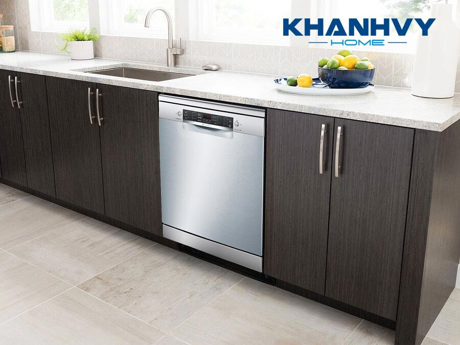 Máy rửa bát âm tủ giúp không gian bếp hiện đại và gọn gàng hơn