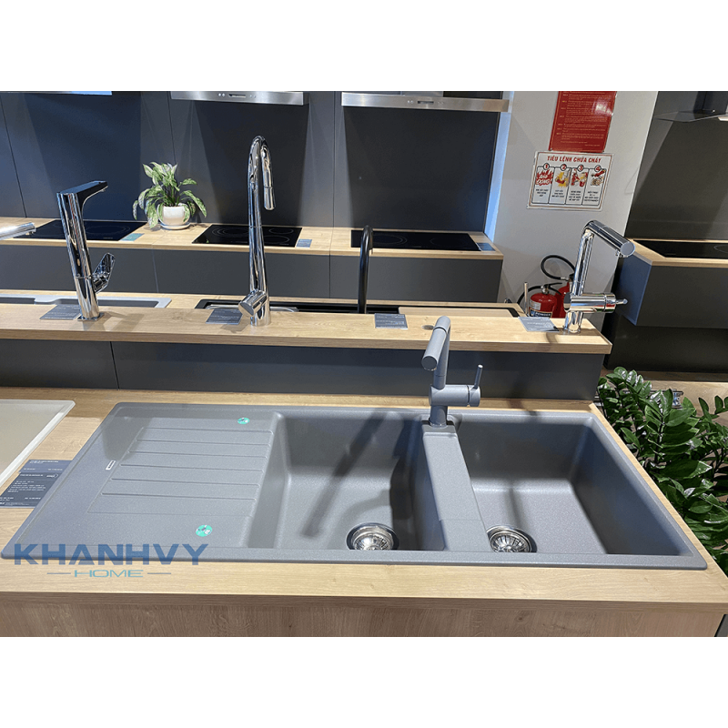 Chậu đá Blanco Blancozia 8S - MÀU XÁM 565.76.959