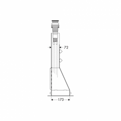 Bộ âm cho bộ trộn bồn tắm 4 lỗ Hansgrohe 589.29.951