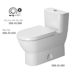 Bộ bồn cầu một khối Duravit Darling New 588.45.089