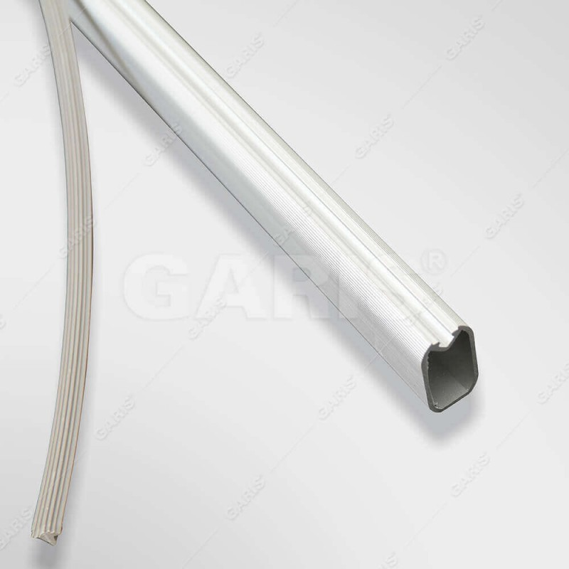 Bộ giá treo quần áo cố định màu nhôm mờ Garis GW26