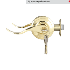 Bộ khóa tay nắm cửa đi Hafele 489.10.195