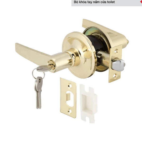 Bộ khóa tay nắm cửa toilet Hafele 489.10.175