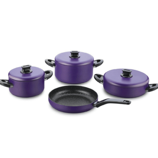 Bộ nồi chảo chống dính Korkmaz Lina Plus A1141 7món