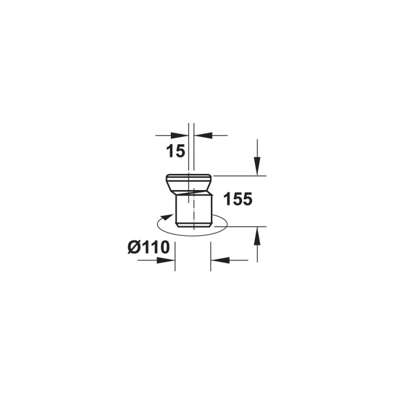 Bộ nối chuyển đổi đường xả đa năng Duravit 588.45.983