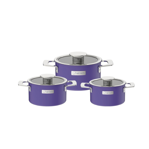 Bộ nồi Inox liền khối Elmich Hera EL-8190