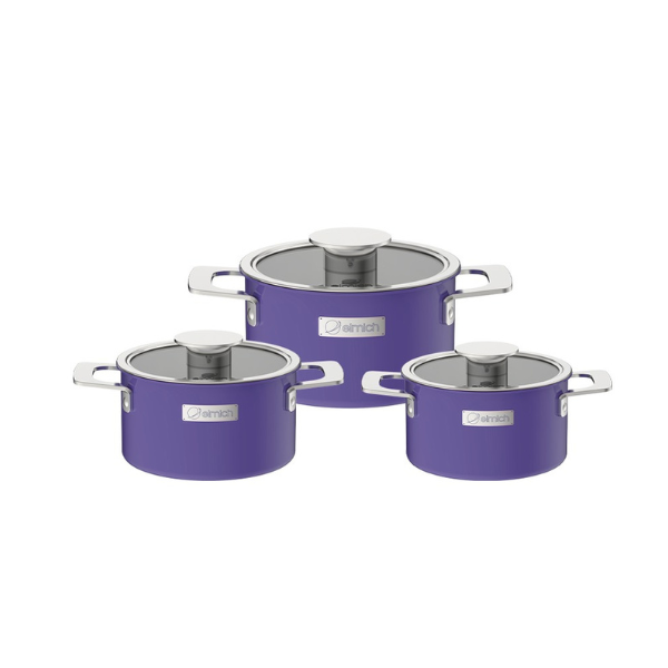 Bộ nồi Inox liền khối Elmich Hera EL-8191