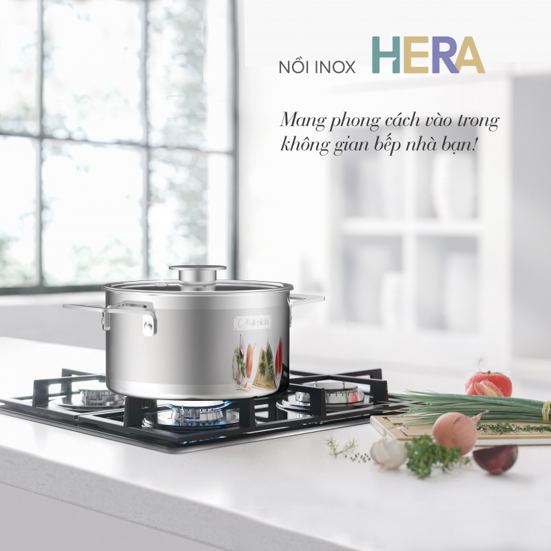 Bộ nồi Inox liền khối Elmich Hera EL-8262