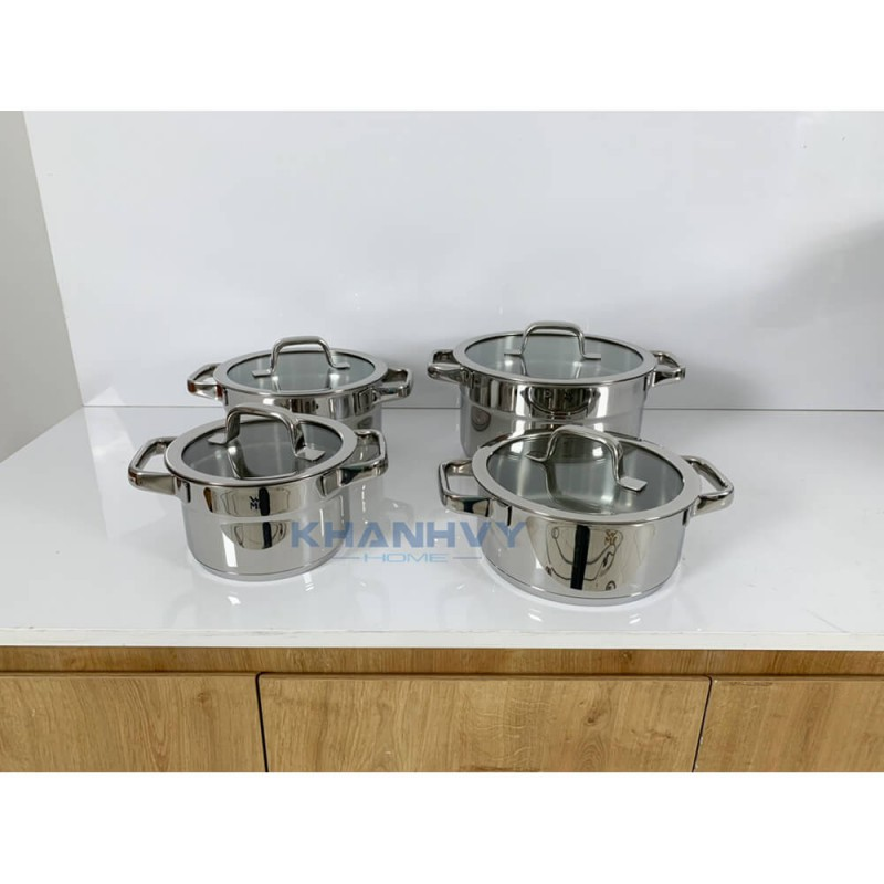 Bộ nồi WMF Compact Cuisine 4PC Cookware Set 0790046380