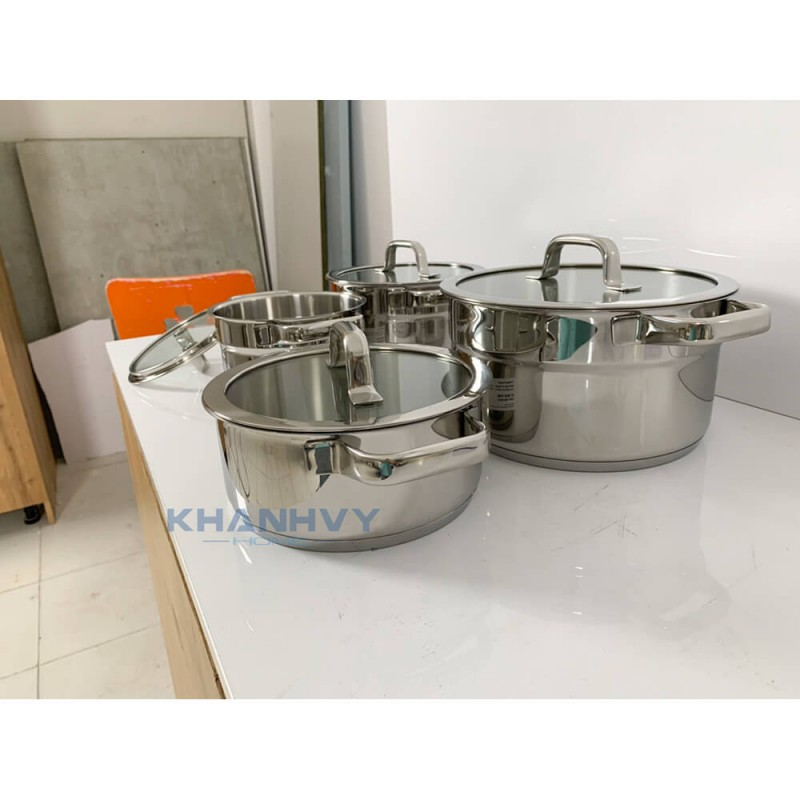 Bộ nồi WMF Compact Cuisine 4PC Cookware Set 0790046380