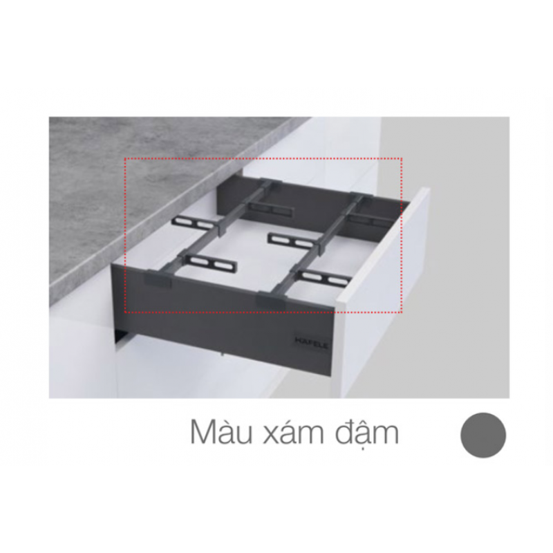 Bộ phụ kiện chia hộc tủ cho ray hộp Hafele 1200mm 552.49.429