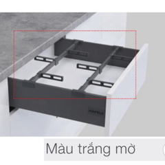 Bộ phụ kiện chia hộc tủ cho ray hộp Hafele 1200mm 552.49.729
