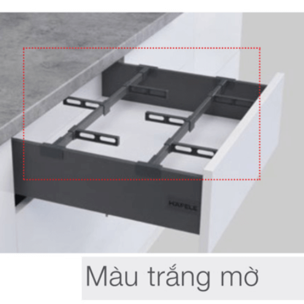 Bộ phụ kiện chia hộc tủ cho ray hộp Hafele 900mm 552.49.728