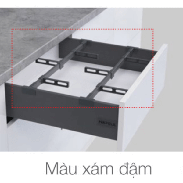 Bộ phụ kiện chia hộc tủ cho ray hộp Hafele 900mm 552.55.315