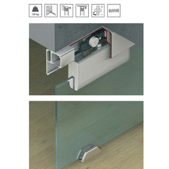 Bộ phụ kiện cửa kính Classic 120N 10mm Hafele 941.25.124