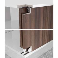 Bộ phụ kiện cửa trượt 3 cánh 25kg Hafele 494.00.121