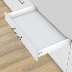 Bộ ray hộp Blum INTIVO X1 30kg màu trắng 553.84.735