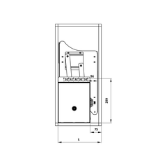Bộ rổ chén đĩa di động Hafele KOSMO LENTO 504.76.012