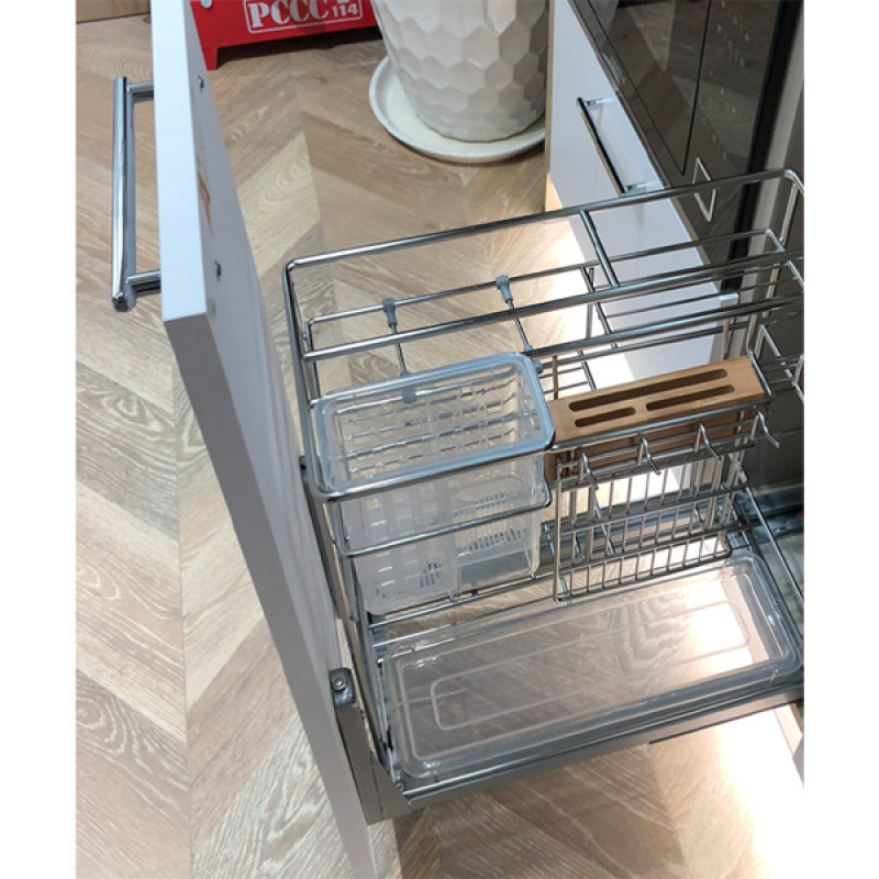 Bộ rổ dao thớt chai lọ Hafele Kosmo Sonata 549.20.010