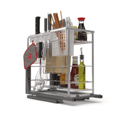 Bộ rổ giao thớt chai lọ Hafele Kosmo Sonata 549.20.020