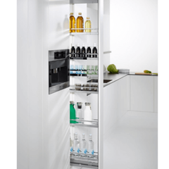 Bộ rổ kéo 5 tầng 15cm, cao 2m, rộng 150mm Hafele 546.27.310