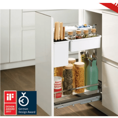 Bộ rổ kéo cho tủ rộng 300mm màu trắng Hafele 545.11.762