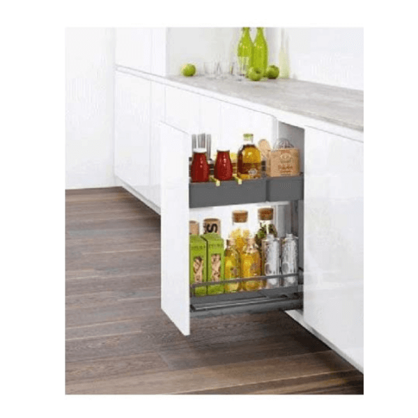 Bộ rổ kéo cho tủ rộng 400mm Hafele 545.11.373 màu đen