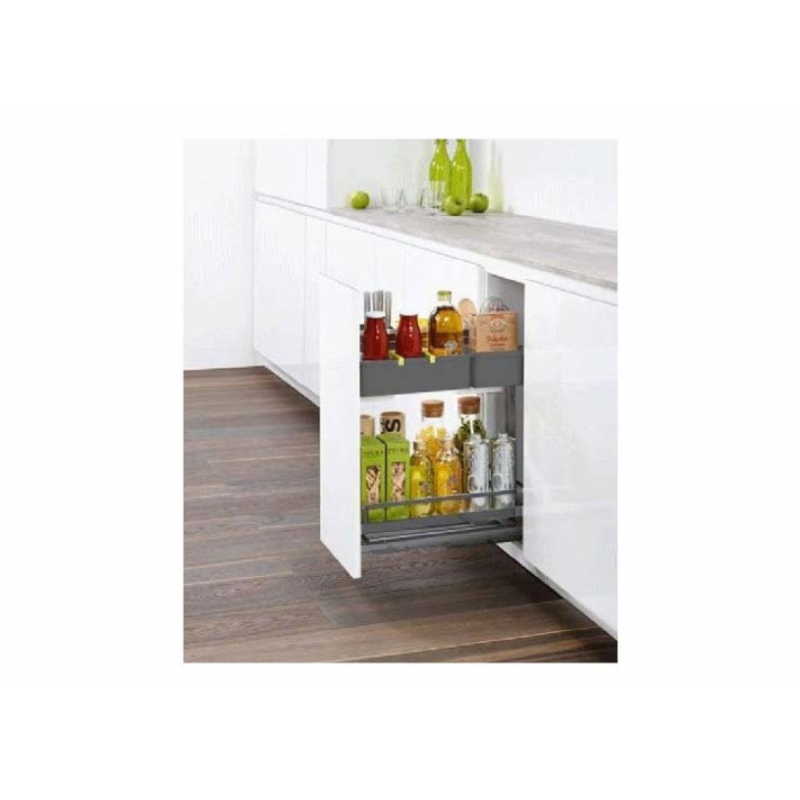 Bộ rổ kéo cho tủ rộng 400mm Hafele 545.11.373 màu đen