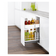 Bộ rổ kéo cho tủ rộng 400mm Hafele 545.11.573 màu trắng