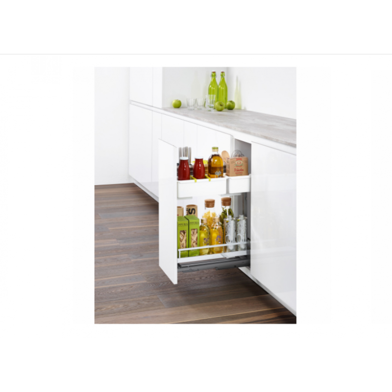 Bộ rổ kéo cho tủ rộng 400mm Hafele 545.11.573 màu trắng