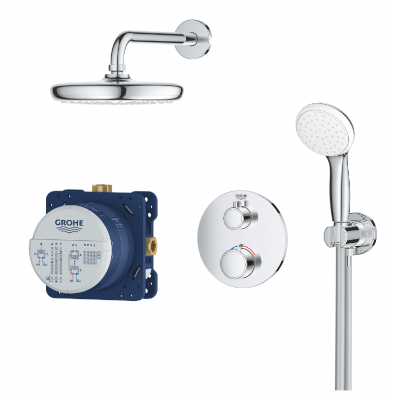 Bộ sen âm tường Grohe Tempesta 34727000