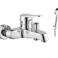 Bộ sen nóng lạnh Proxia inox mờ (kèm bộ dây tay sen) PR-309
