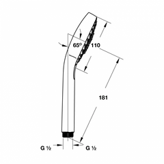Bộ sen tay Croma Select E (ZD) Hansgrohe 589.54.120