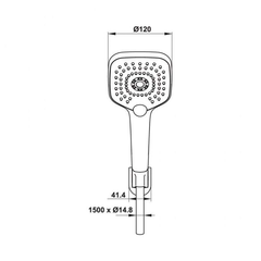 Bộ sen tay New Mysterious 120S Hafele 485.60.625