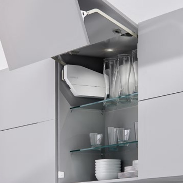 Bộ tay nâng cánh tủ Free Fold E Hafele 372.29.705