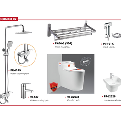 Bộ thiết bị phòng tắm cao cấp Proxia Combo 02