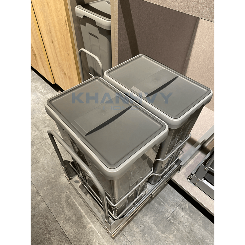 Bộ Thùng Rác và Nắp Tủ Cánh Mở 450mm Imundex 7 805 803