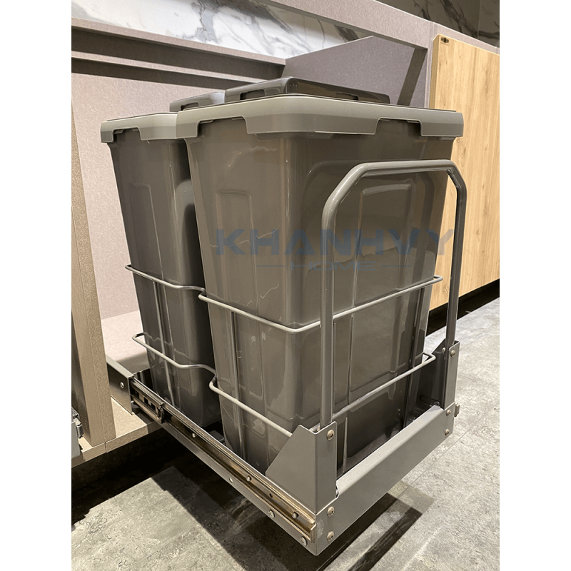 Bộ Thùng Rác và Nắp Tủ Cánh Mở 450mm Imundex 7 805 803
