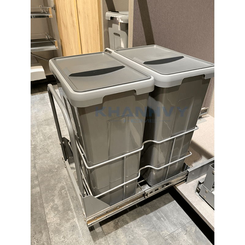 Bộ Thùng Rác và Nắp Tủ Cánh Mở 450mm Imundex 7 805 803