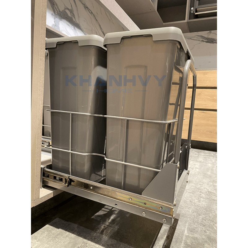 Bộ Thùng Rác và Nắp Tủ Cánh Mở 450mm Imundex 7 805 803