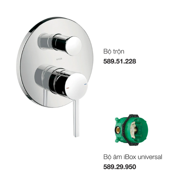 Bộ trộn âm AXOR Starck 2 đường nước 589.51.229