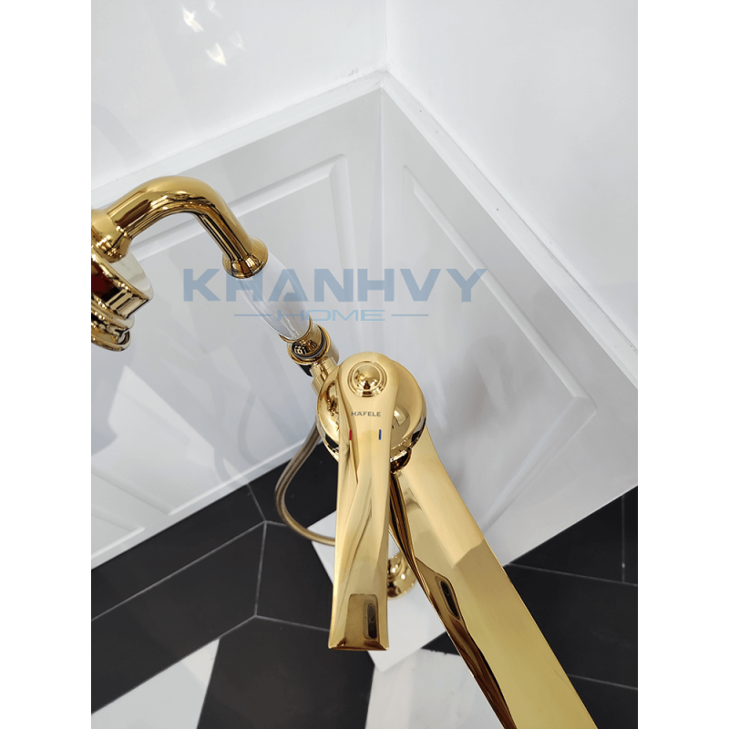 Bộ trộn bồn tắm đặt sàn Kyoto Hafele 589.35.063