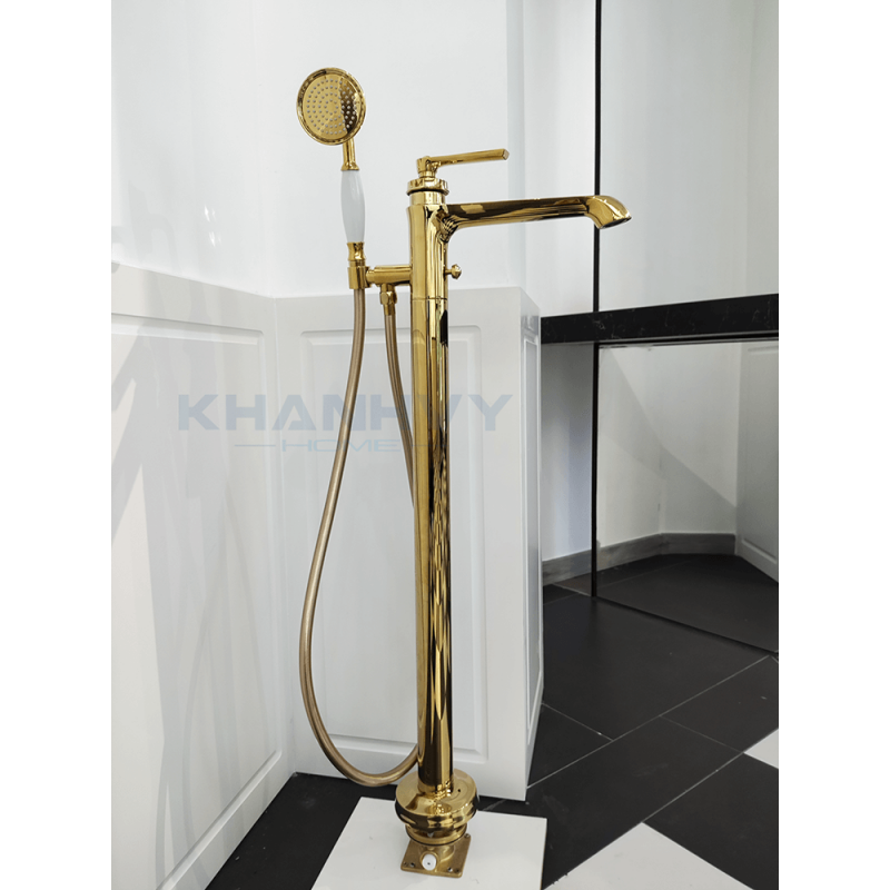 Bộ trộn bồn tắm đặt sàn Kyoto Hafele 589.35.063