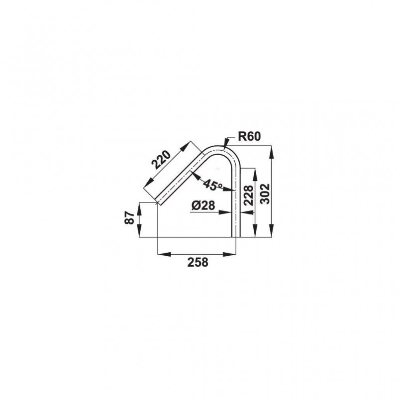 Bộ trộn bồn tắm đặt sàn ROOTS Hafele 495.61.177