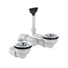 Bộ Xả Chậu Rửa Chén 2 Hộc Hafele 570.35.915