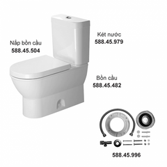 Bồn cầu hai khối Darling New Duravit 588.45.393