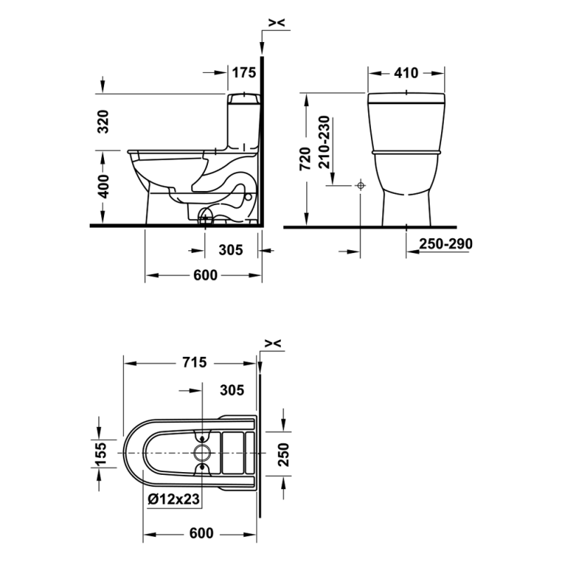Bồn cầu một khối Darling New Duravit 588.45.392
