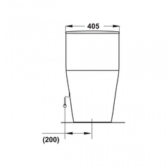 Bàn cầu một khối Sapporo Hafele 588.79.406