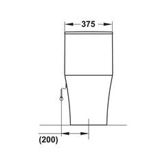 Bàn cầu một khối Sapporo Hafele 588.79.407